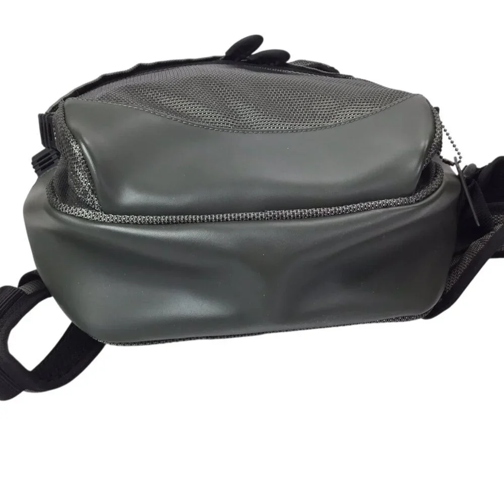 Tumi T2 Backpack Laptop Travel Bag Tech Ballistic Daypack Gunmetal Gray Padded